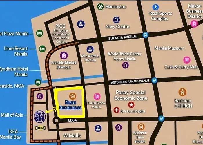Shore Residences In Pasay Near In Mall Of And Airport 마닐라